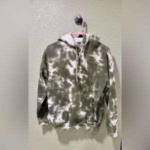 Lane Seven Green Tie-Dye Hoodie Sweatshirt